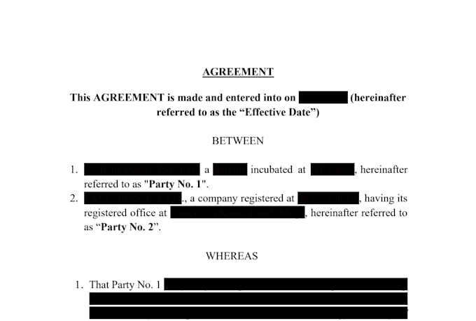draft contracts as per the needs of the client